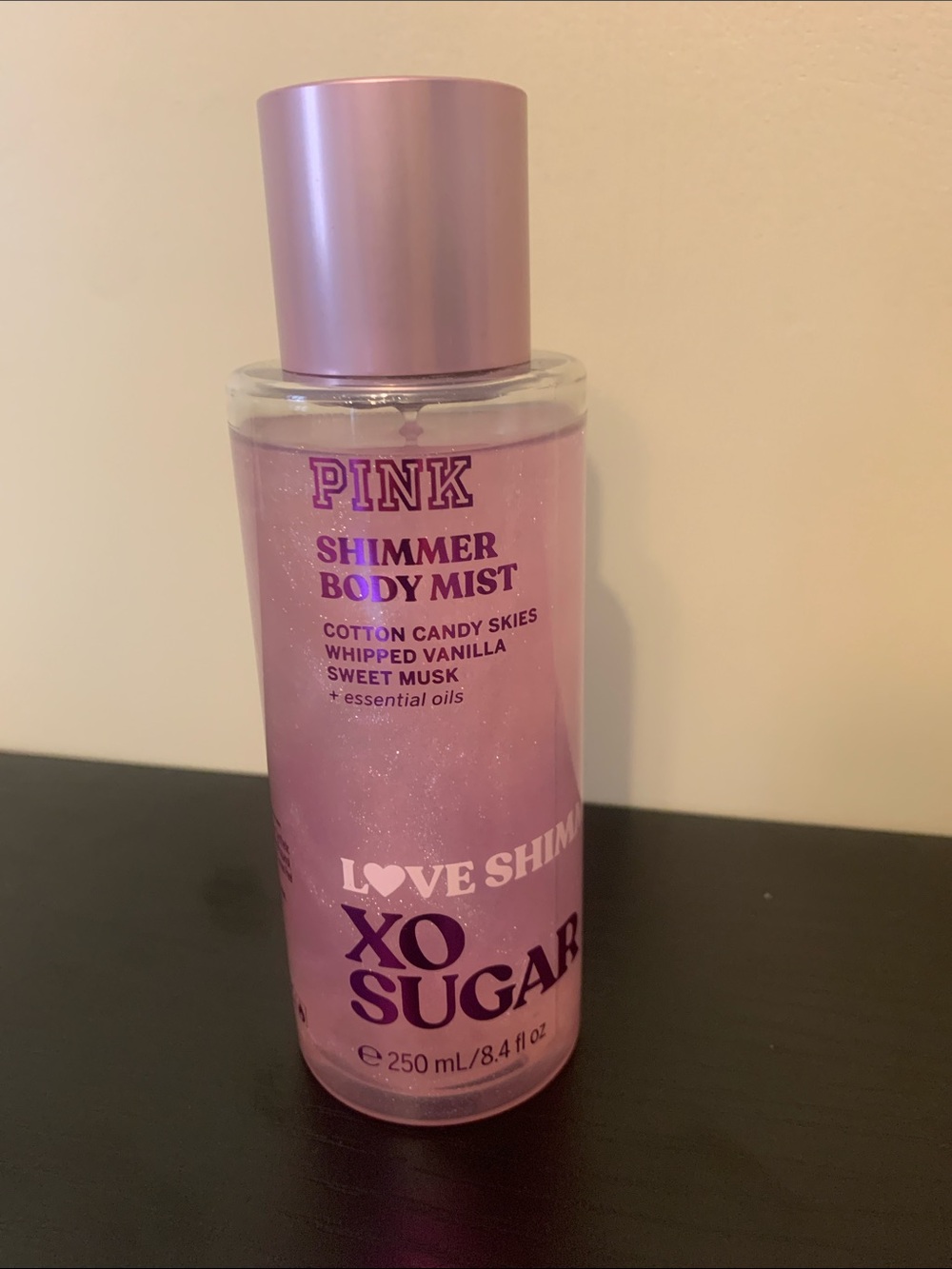 PINK Victoria's Secret Shimmer Body Mist in Light Pink